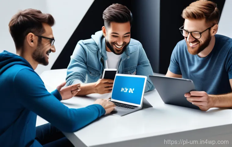 소셜 증명을 통한 전환율 증대 방법 - **A diverse group of happy adults, ranging from their early 20s to late 50s, are genuinely smiling a...