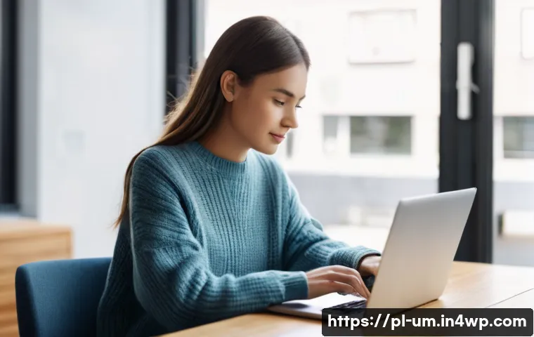 전환율 최적화에 효과적인 UX UI 디자인 - **Prompt 1: The Trustworthy Digital Gateway**
    A bright, well-lit photograph of a young woman (ar...