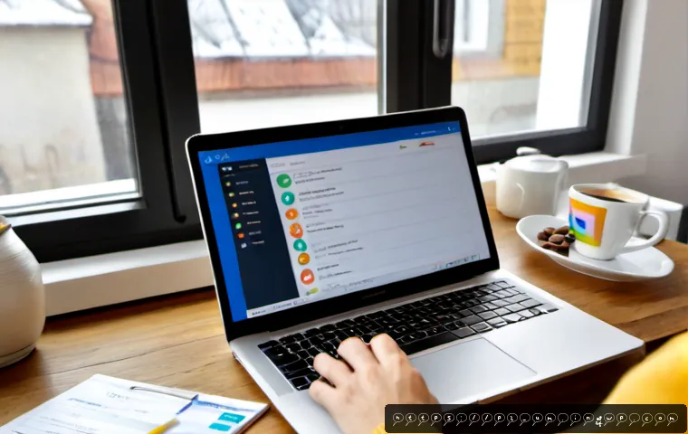 이메일 마케팅으로 전환율 높이는 법 - Photorealistic Polish small-business owner reviewing a clean email campaign dashboard on a laptop, c...